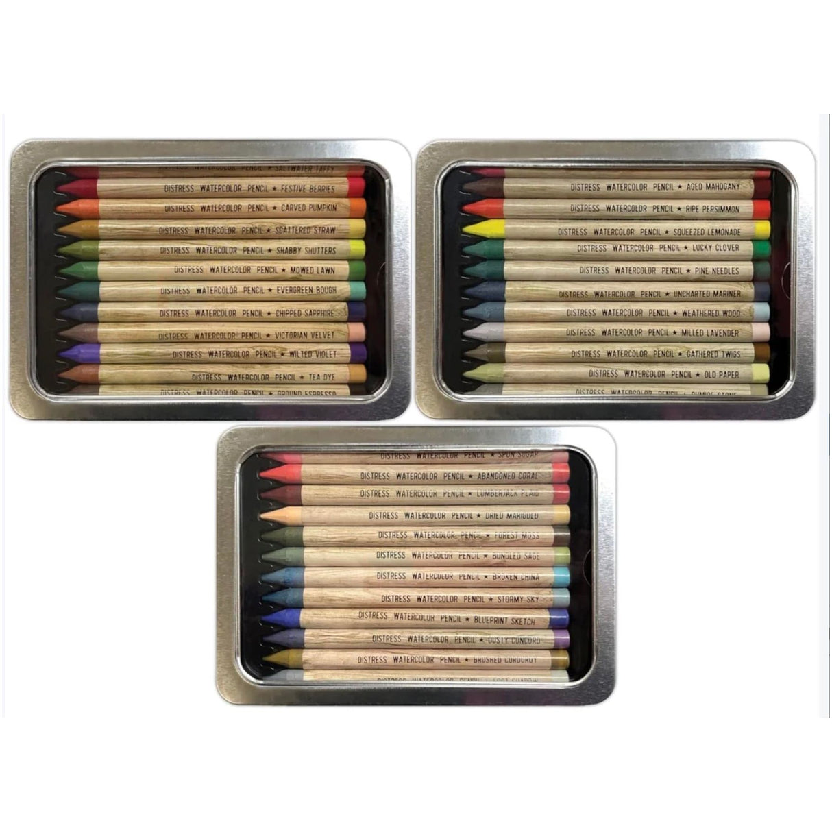 Ranger Ink Bundle Tim Holtz Distress Watercolor Pencils Sets 4, 5, 6 - tdh83580, tdh83597, tdh83603
