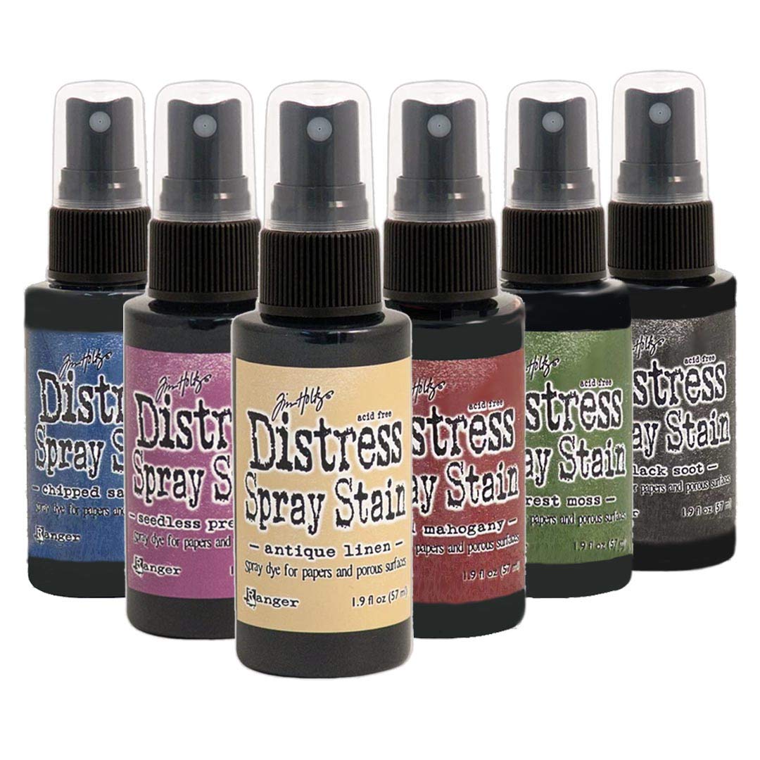 PTP Flash Deals Ranger Tim Holz Bundle Favorites Distress Spray Stain Set - Includes Blending Sticks (Bold Collection)