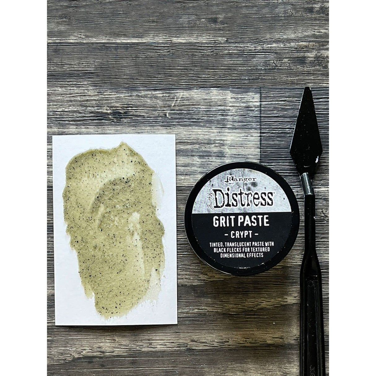 Ranger Ink - Tim Holtz - Halloween - Distress Grit Paste - 3 Ounces - Crypt