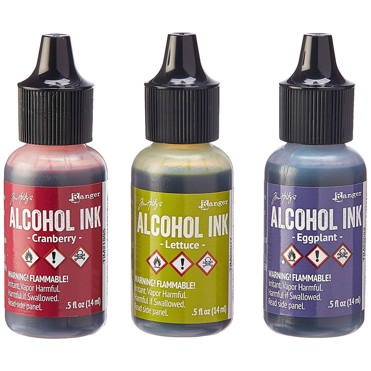 Tim Holtz - Ranger - Bundle of 6 Adirondack Alcohol Inks - Mariner and Farmers Market