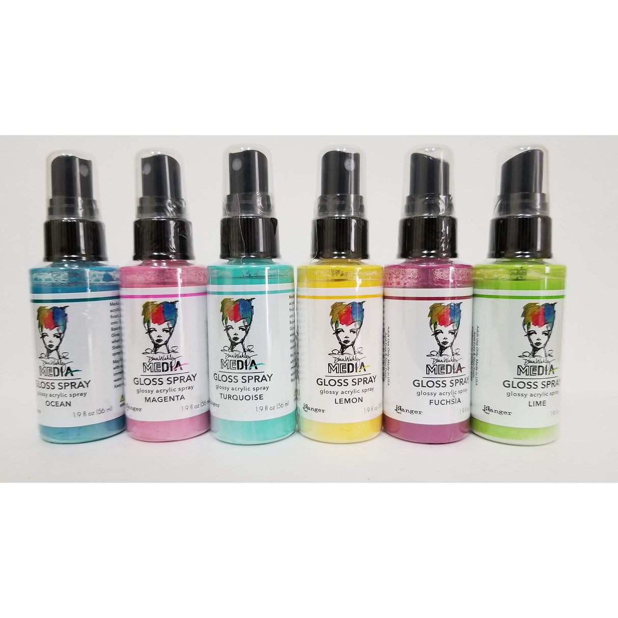 PTP Flash Deals NEW Ranger Dina Wakley Media Gloss Spray Bundle Blending Sticks (12 Complete Set)