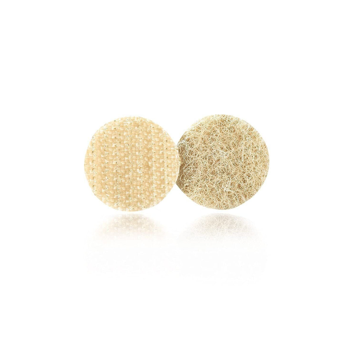 VELCRO Brand - Sticky Back Hook and Loop Fasteners | Perfect for Home or Office | 5/8in Coins | Pack of 40 | Beige