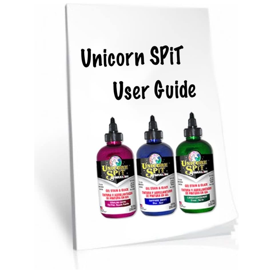 Unicorn SPiT Sparkling - Gel Stain & Glaze - 8oz Galaxy Sparkle Collection - Starling Sasha, Sapphire Swift, Lavish Lovebirds
