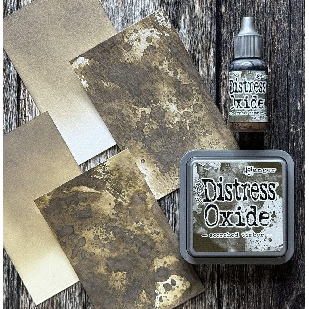 Bundle Scorched Timber Tim Holtz Ranger ink January 2024 Release Pad Set- Both Oxide and Standard Pads Included