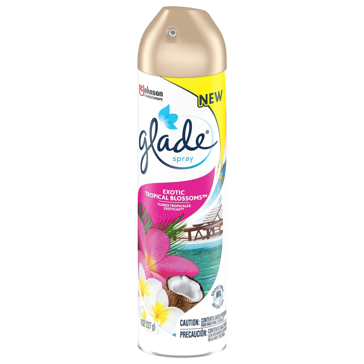 Glade Air Freshener, Room Spray, Exotic Tropical Blossoms, 8 Oz