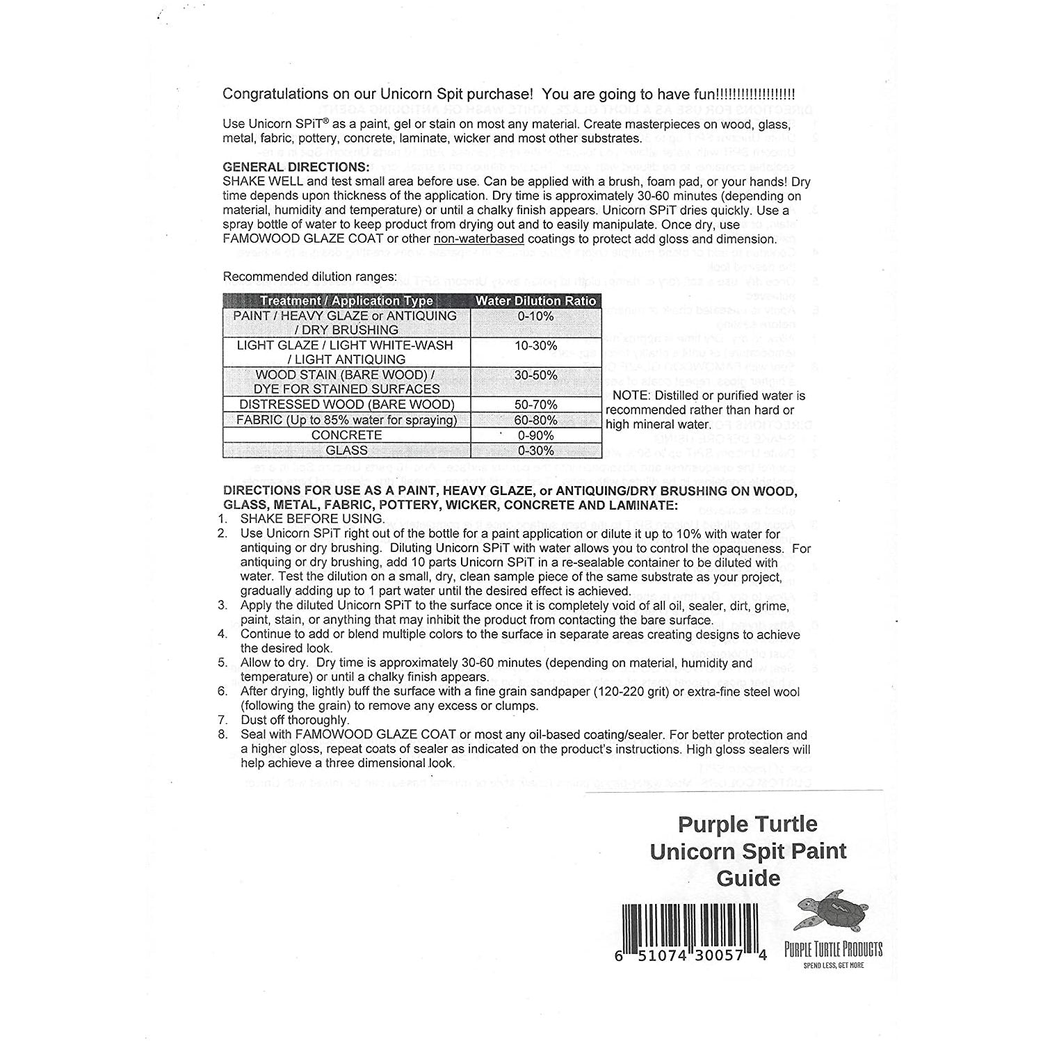 Unicorn SPiT Sparkling - Gel Stain & Glaze - 4oz Sparkle Collection - Dolly Firebird, Golden Gosling, Lavish Lovebirds, Sapphire Swift, Starling Sasha, Violet Vulture