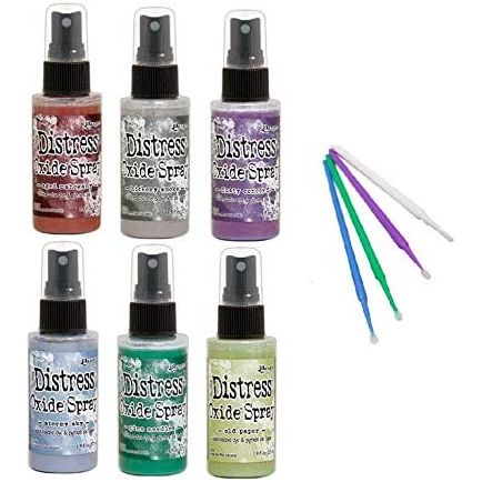 Ranger Tim Holtz Distress Oxide Bundle #5 with PTP Flash Deals Detail Sticks