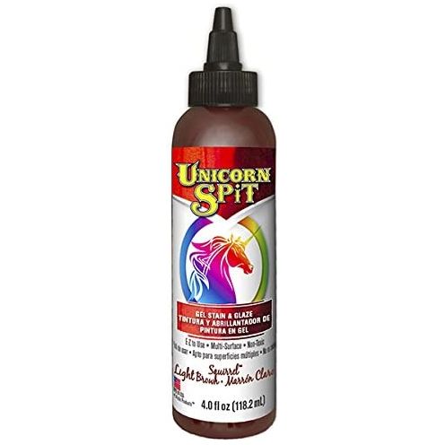 Unicorn SPiT Gel Stain and Paint New Color Fall 2017 Complete Collection - Squirrel, Navajo Jewel, Weathered Daydream, and Rustic Reality 4 oz Bottles