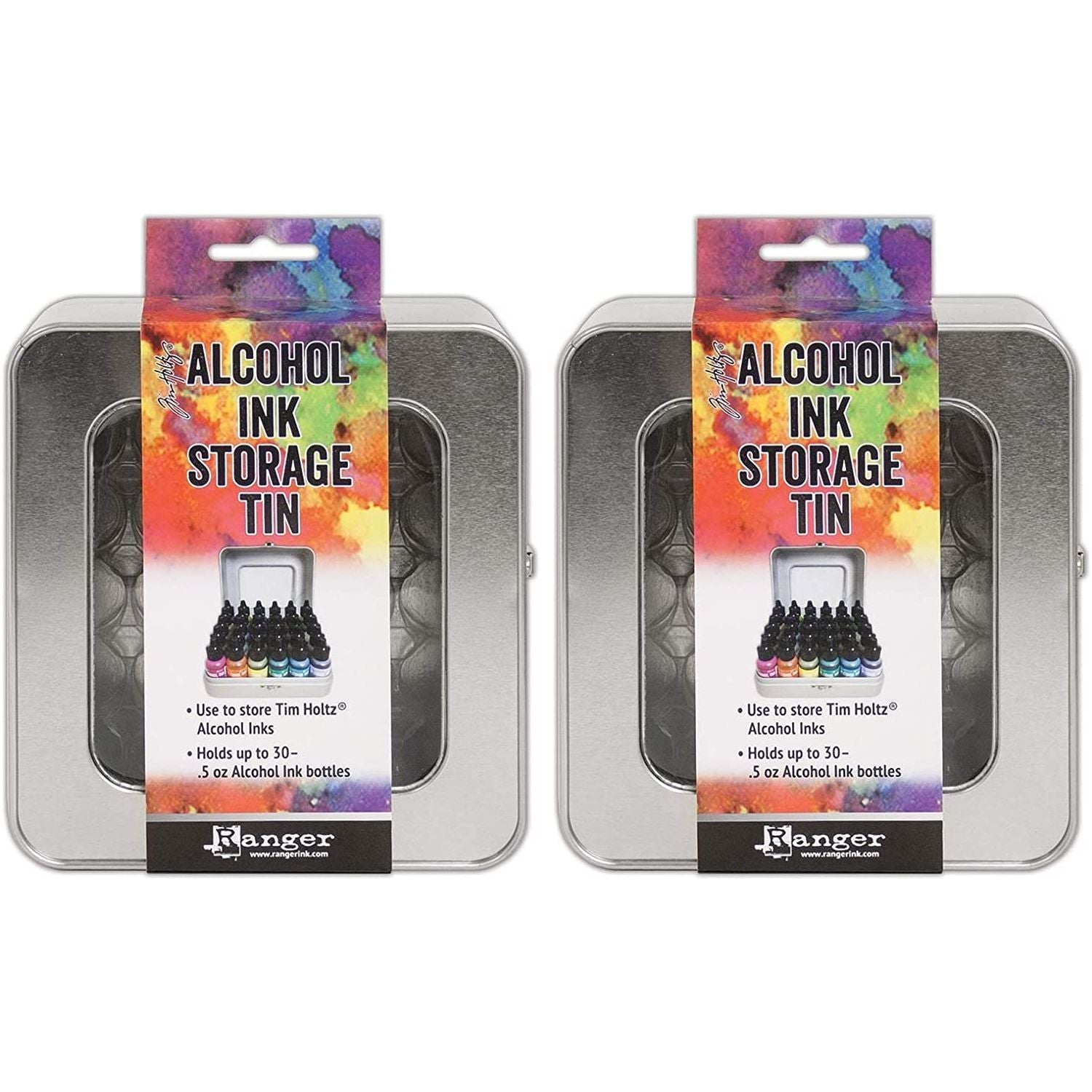 Ranger Tim Holtz Alcohol Ink Storage Tin (2-(Pack))