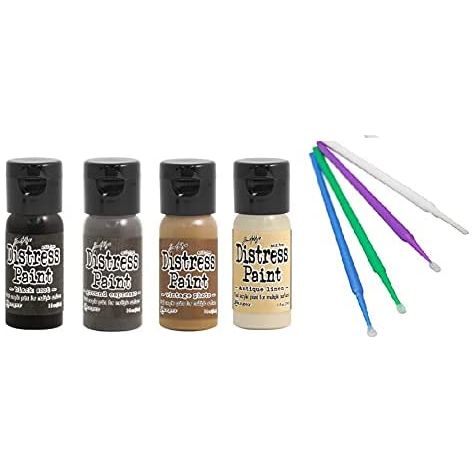 Ranger Tim Holtz Distress Flip-Cap Paint Bundle with PTP Flash Deals Sticks