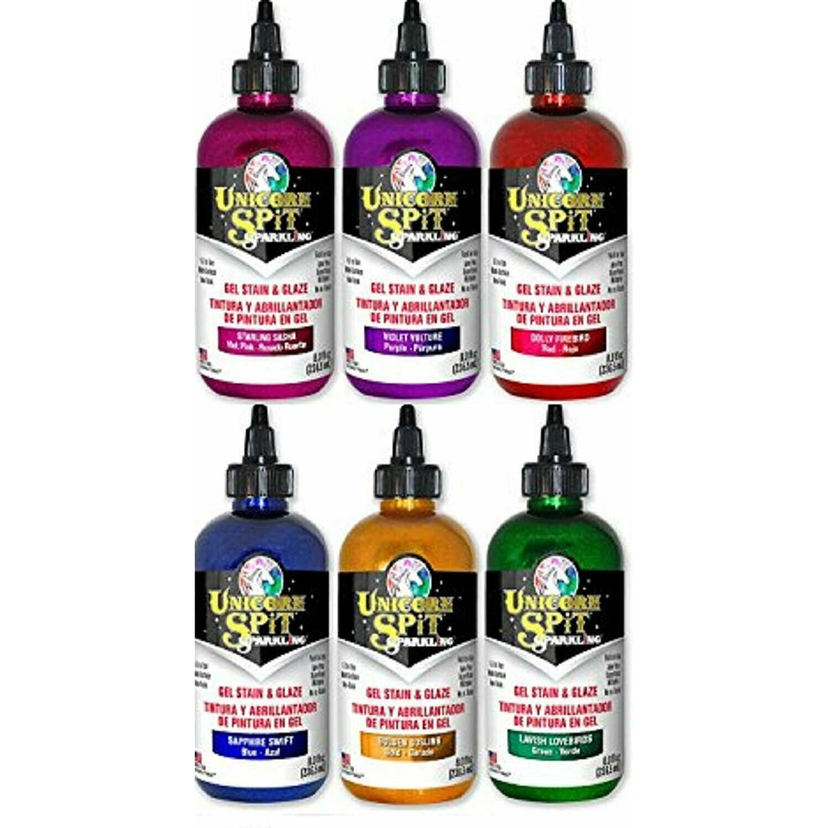 Sparkling Unicorn SPiT Bundle All 6 Sparkle Colors (8oz) Sapphire Swif ...