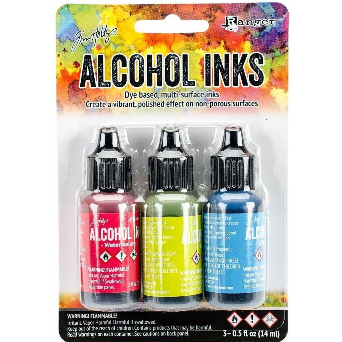 Ranger Tim Holtz Adirondack Alcohol Inks- Favorite Set Collection 18 Bottles