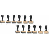 Ranger Tim Holtz Bundle Alcohol Ink Applicator Stamp Handle 12 pk Rectangle Blending Tool Big Pack