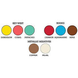 Tim Holtz Alcohol Inks and Metallics Mixatives Set for Painting, Card Making, Scrapbooking (Key West/Rodeo/Metallics Mixatives Set 2)