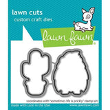Lawn Fawn Sometimes Life is Prickly - Stamps & Dies - Two Item Bundle