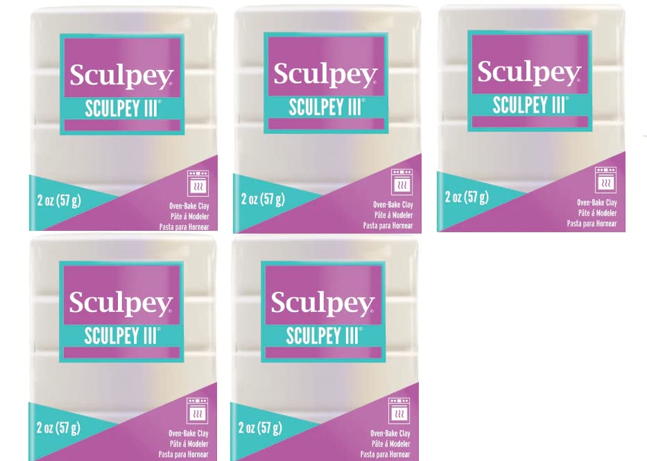 Sculpey III Oven-Baked Clay 5 Pack - Pearl – TreBBies