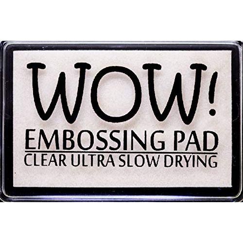 WOW Clear Embossing Ink Pad Ultra Slow Drying WV02, Refill Conditioner and Freestyle Tool WV02RCF and Embossing Pen WV04 - Bundle 3 Items