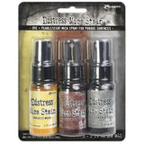 Tim Holtz Distress Mica Stain 2022 Limited Edition - Halloween Set #3 & Set #4 - Six 1 Ounce Bottles, (TSHK81104-TSHK81098)