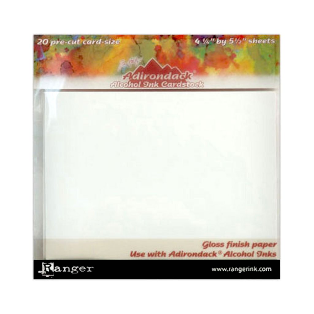 Bulk Buy: Ranger Inks (3-Pack) Adirondack Alcohol Ink Cardstock By Tim Holtz 20/Pkg 4.25'X5.5' TAC30027