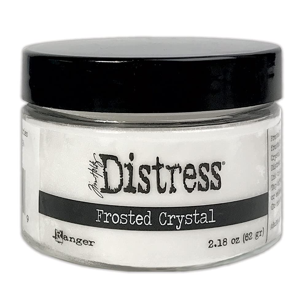 Ranger - Tim Holtz Tim Holtz Distress Frosted Crystal Embossing Medium & Distress Rock Candy Stickles Dry Glitter - Two Item Bundle, red green, 2 Piece Set