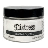 Ranger - Tim Holtz Tim Holtz Distress Frosted Crystal Embossing Medium & Distress Rock Candy Stickles Dry Glitter - Two Item Bundle, red green, 2 Piece Set