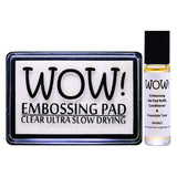 WOW Clear Embossing Ink Pad Ultra Slow Drying WV02 and Refill Conditioner and Freestyle Tool WV02RCF - Bundle 2 Items