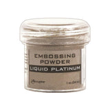 Ranger - Heat Embossing Powder for Cardmaking - Metallic - Gold, Silver, Platinum, Copper & Princess Gold - 5 Item Bundle
