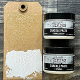 Ranger Ink Bundle Set- Tim Holtz Distress� Crackle Paste Translucent and Opaque, 3oz Each TDA79651 and TDA71303 and