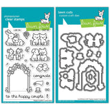Lawn Fawn Happy Couples - Stamps & Dies - Two Item Bundle