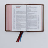 NKJV, Single-Column Reference Bible, Genuine Leather, Blue, Comfort Print: Holy Bible, New King James Version [Leather Bound] Thomas Nelson