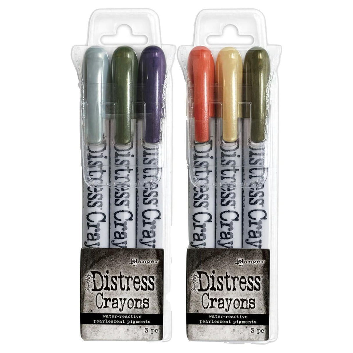 Ranger Ink Tim Holtz Distress Halloween Seasonal Crayons Set #5 & #6 Fall 2023