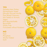 Love Home and Planet Love Home and Planet Dish Soap Citrus Yuzu & Vanilla 16 fl oz, 6pk, 6 Count