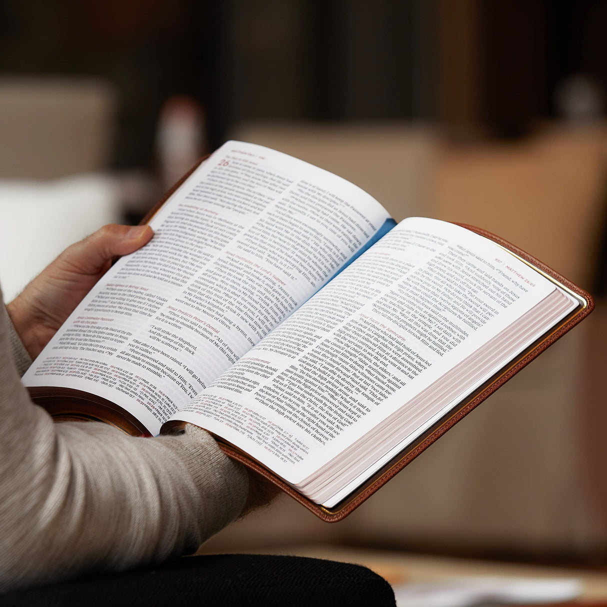 NKJV, Thinline Reference Bible, Large Print, Premium Goatskin Leather, Green, Premier Collection, Red Letter, Comfort Print: Holy Bible, New King James Version Thomas Nelson