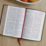 KJV Holy Bible: Super Giant Print with 43,000 Cross References, Deluxe Black Leathersoft, Red Letter, Comfort Print: King James Version [Imitation Leather] Thomas Nelson