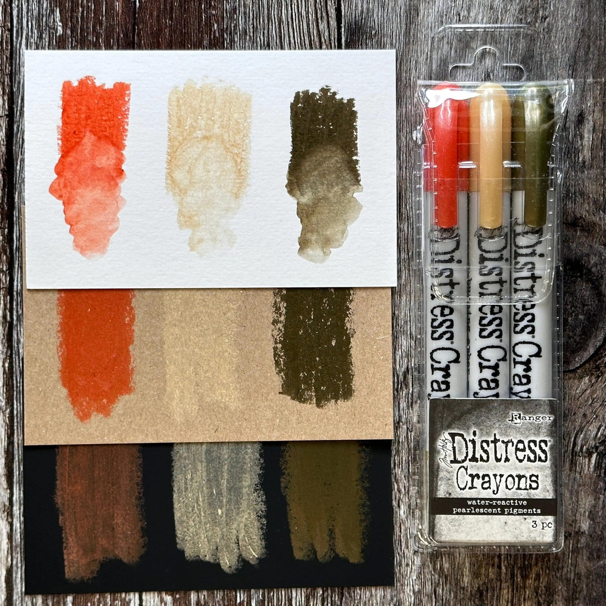 Ranger Ink Tim Holtz Distress Halloween Seasonal Crayons Set #5 & #6 Fall 2023