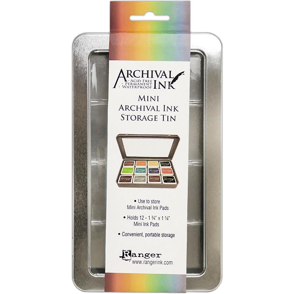 Tim Holtz Distress Archival Mini Ink Kit 1, Kit 2, Kit 3 and Storage Tin - 4 Item Bundle