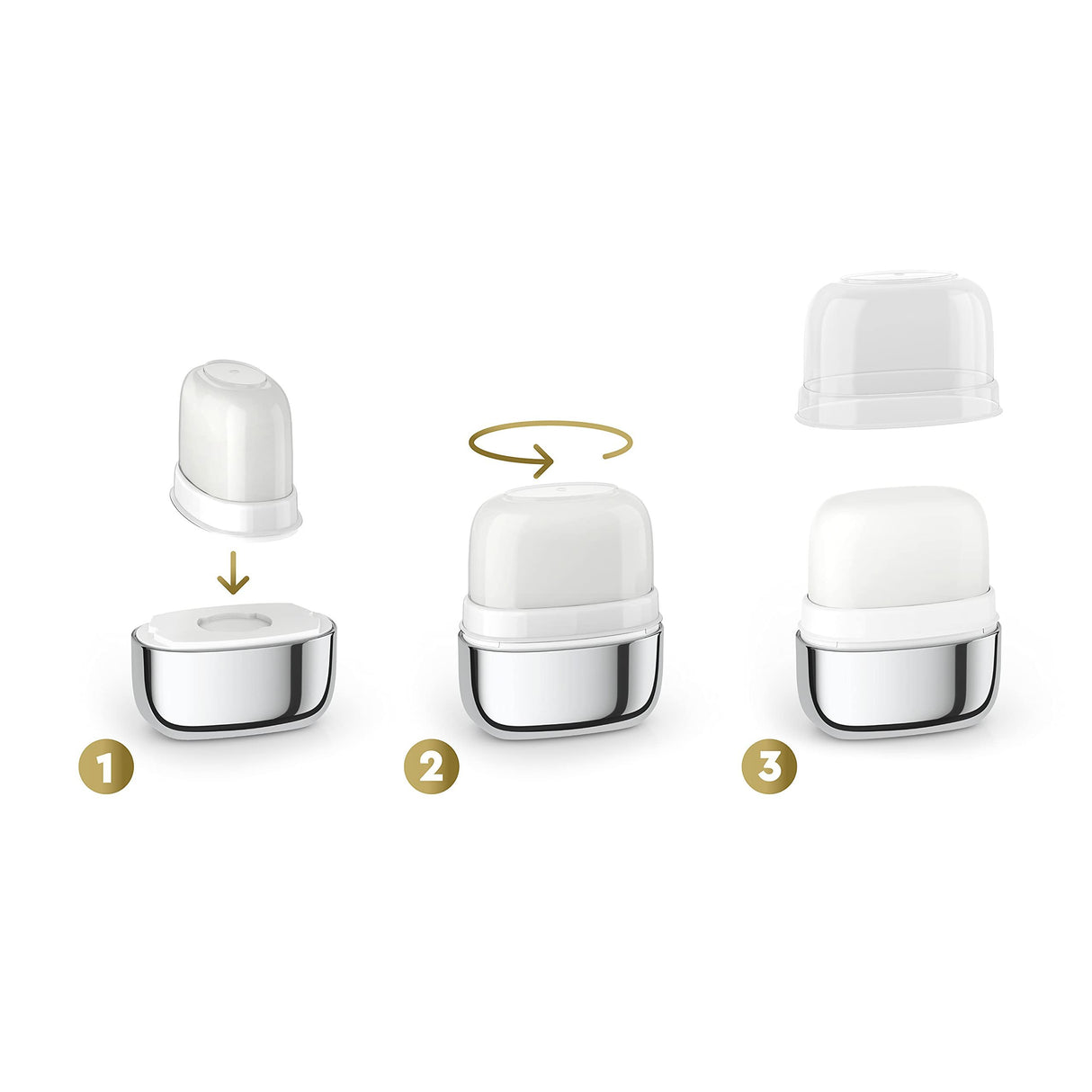 Dove Refillable Deodorant Starter Kit 0% Aluminum Sensitive Aluminum Free Deodorant 1.13 oz