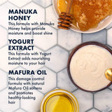 Shea Moisture Manuka Honey and Yogurt Hydrate Plus Repair Shampoo for Unisex, 10.3 Ounce