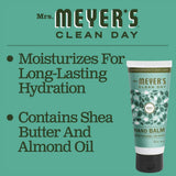 MRS. MEYER'S CLEAN DAY Moisturizing Hand Balm, Made with Essential Oils, Travel Size, Lavender, 3 oz