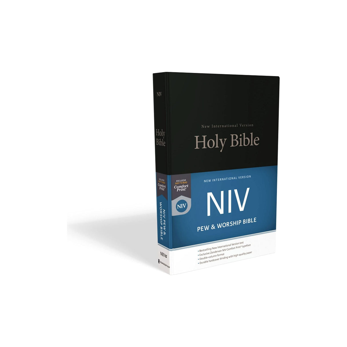NIV, Pew and Worship Bible, Hardcover, Black, Comfort Print [Hardcover] Zondervan