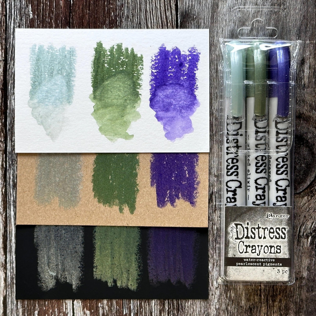 Ranger Ink Tim Holtz Distress Halloween Seasonal Crayons Set #5 & #6 Fall 2023