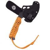 UST Parahatchet FS Camping Axe with Stainless Steel Blade Including 3 Hex Wrenches and Rope Cutter, Paracord-Wrapped Handle and Magnesium Fire Starter for Camping, Backpacking, Hunting and the Outdoors