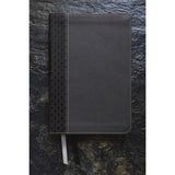 NIV, Compact Center-Column Reference Bible, Leathersoft, Black, Red Letter, Thumb Indexed, Comfort Print [Imitation Leather] Zondervan