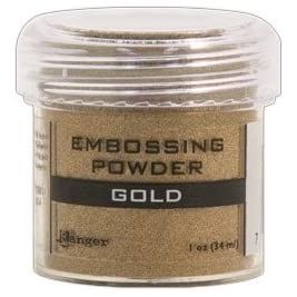 Ranger Embossing Powder Lot: Gold, Silver and White