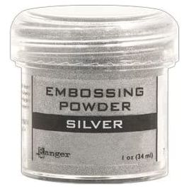Ranger Embossing Powder Lot: Gold, Silver and White
